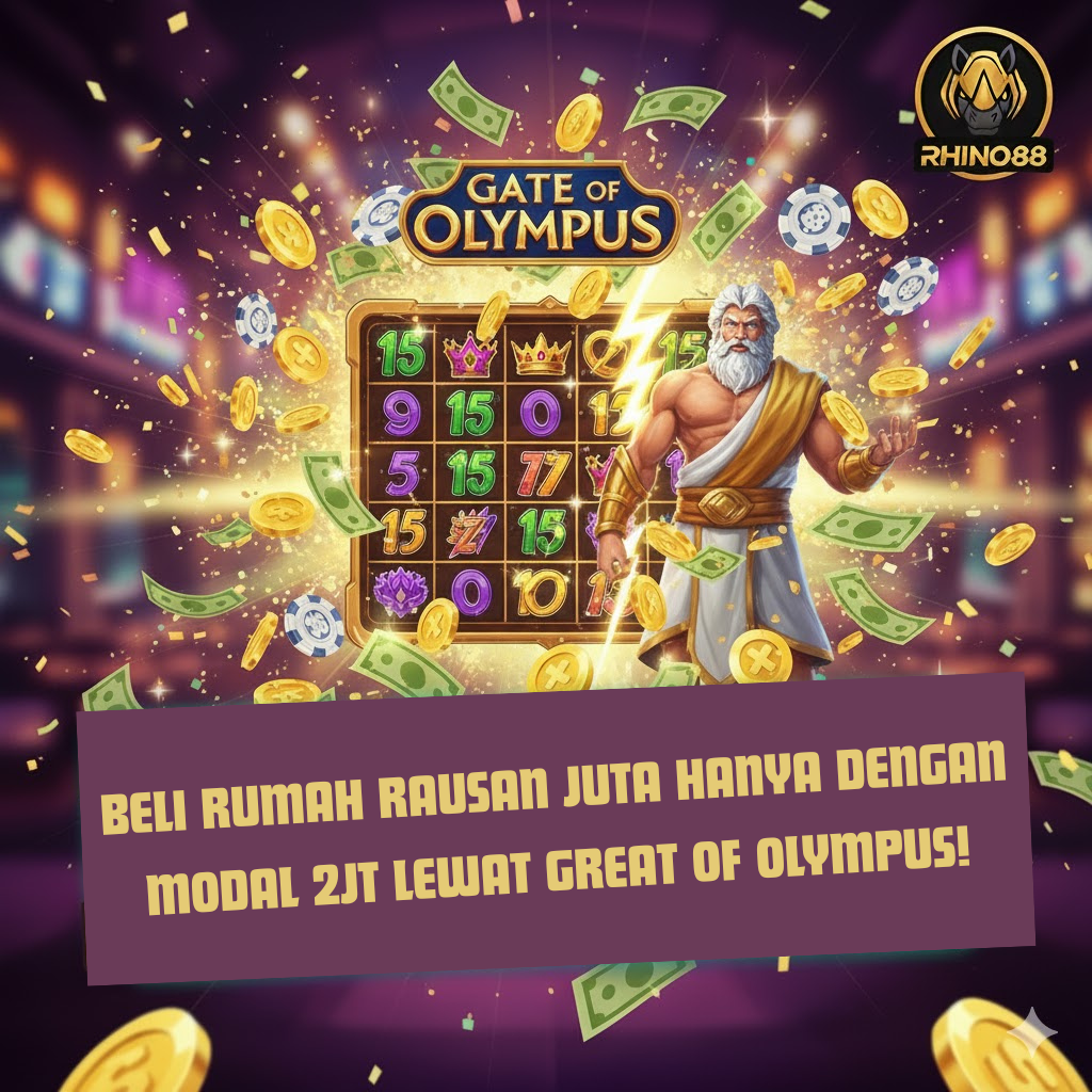 Beli Rumah Ratusan Juta Cukup Dari Uang Senilai Dua Juta Rupiah Melalui Gate Of Olympus!