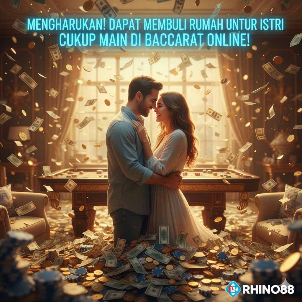 Kisah Mengharukan! Dapat Membelikan Istri Rumah dengan Modal Sedikit! Caranya? Cukup Bermain Baccarat Online di RHINO88!