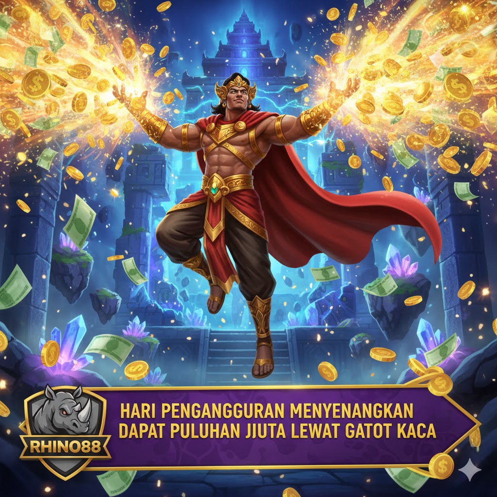 Hari Pengangguran Ini Terasa Menyenangkan Setelah Mengantongi Uang Puluhan Juta Hanya dengan Bermain Gatot Kaca di RHINO88!