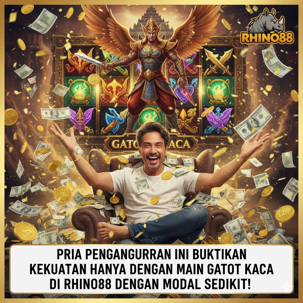 Pria Pengangguran ini Buktikan Kekuatan Hanya Dengan Main Gatot Kaca di RHINO88 Dengan Modal Sedikit!
