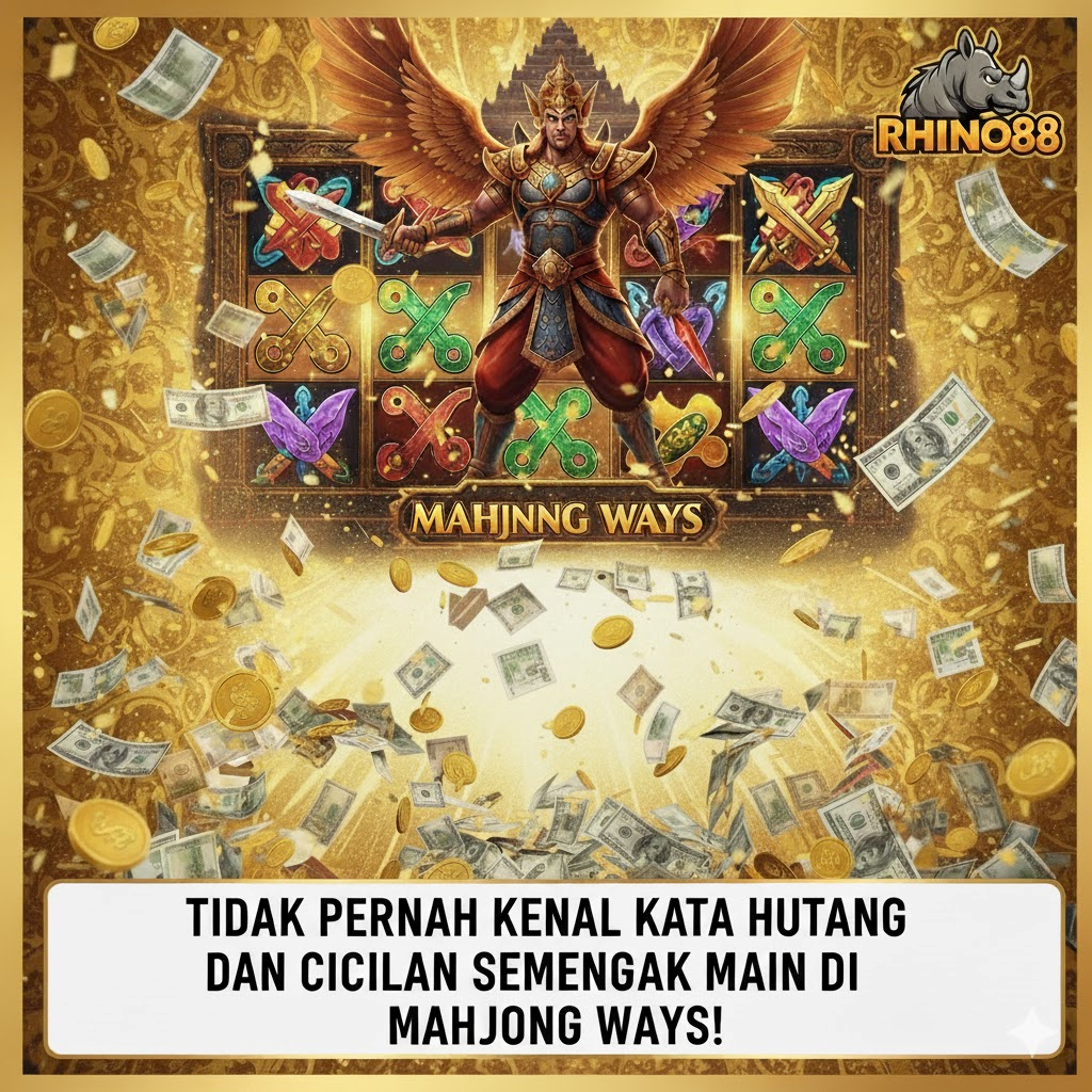Tidak Pernah Kenal Kata Hutang dan Cicilan Semenjak Main Mahjong Wins di RHINO88!